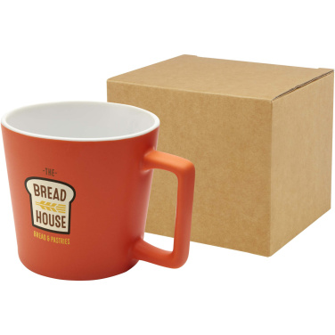 Logo trade corporate gifts image of: Cali 370 ml ceramic mug with matt finish