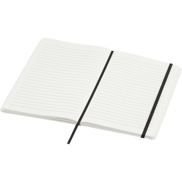 Logo trade promotional product photo of: Holm A5 stone paper hard cover notebook with lined pages