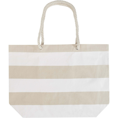 Logo trade promotional products image of: Florida 270 g/m² GRS recycled beach tote bag 18L