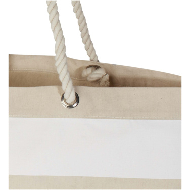 Logo trade promotional gifts picture of: Florida 270 g/m² GRS recycled beach tote bag 18L