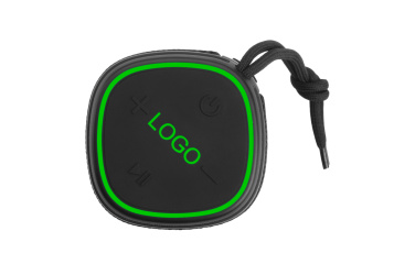 Logo trade advertising product photo of: Bluetooth speaker HERMON Schwarzwolf