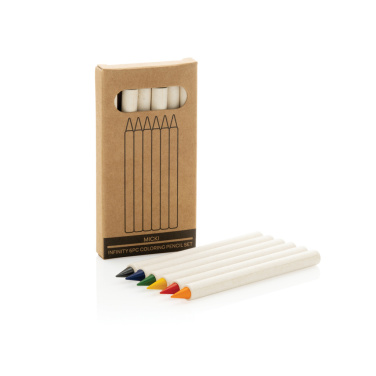 Logo trade business gift photo of: Micki GRS infinity 6pc colouring pencil set