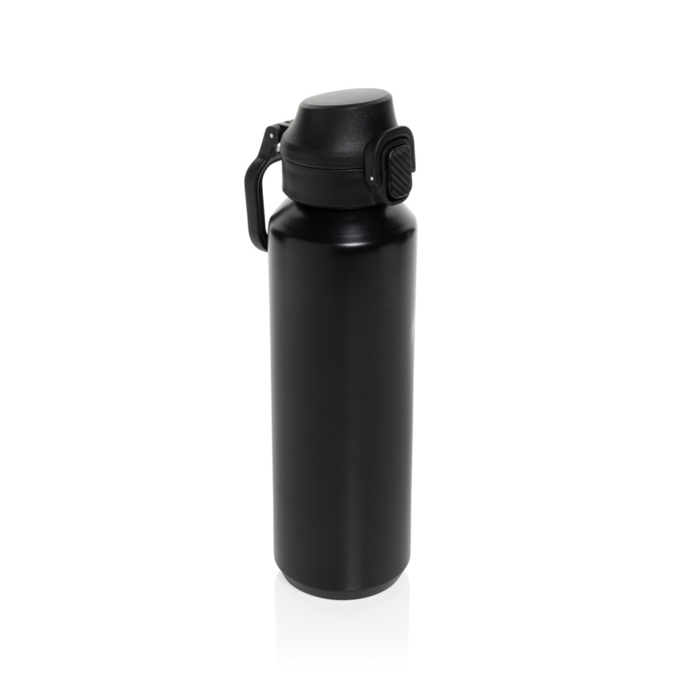 Logo trade promotional item photo of: Via RCS Re-steel lockable sport bottle 600ML