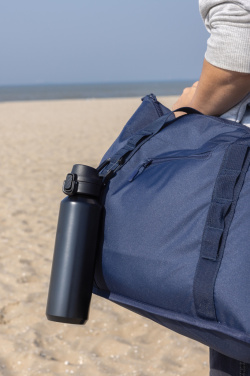 Logotrade business gift image of: Via RCS Re-steel lockable sport bottle 600ML