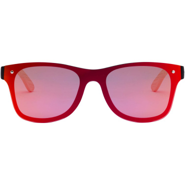 Logo trade promotional merchandise image of: Tan sunglasses with bamboo temples