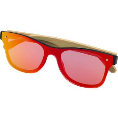 Logotrade advertising product image of: Tan sunglasses with bamboo temples