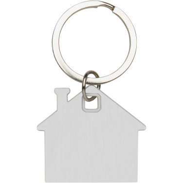 Logo trade corporate gift photo of: Nook house-shaped keychain