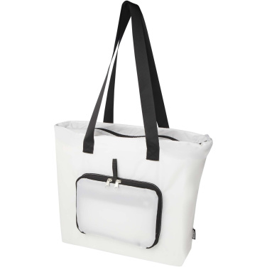 Logotrade promotional merchandise picture of: EcoFold RPET foldable tote bag 16L