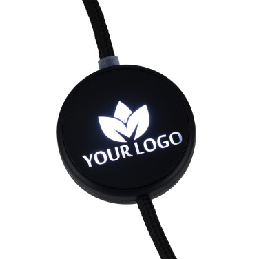 Logo trade promotional gifts image of: Cable 4in1 with illuminated logo - LH-ZM02