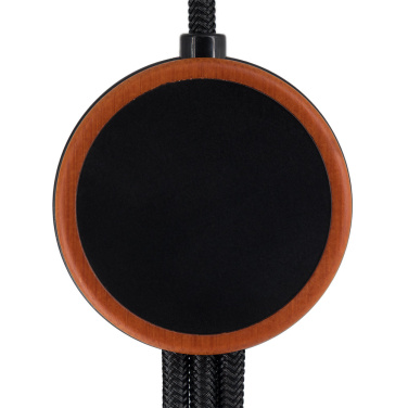 Logo trade advertising products image of: Cable 3in1 with illuminated logo - LH-ZM04
