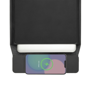 Logo trade promotional gifts image of: Swiss Peak 15W magnetic charging laptop sleeve 14-15,6"