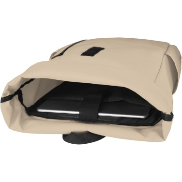 Logo trade promotional giveaways picture of: Byron 15.6" GRS RPET roll-top backpack 18L