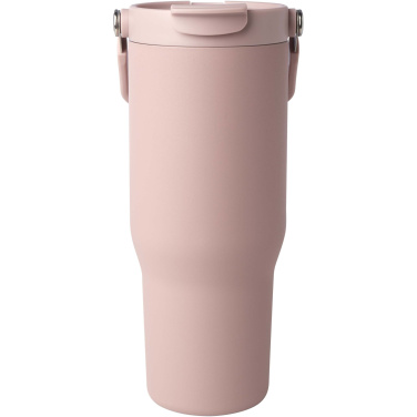 Logo trade advertising products image of: Bronx 900 ml RCS recycled stainless steel copper vacuum insulated tumbler with dual function lid
