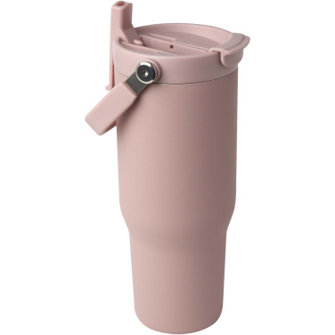 Logo trade promotional gifts picture of: Bronx 900 ml RCS recycled stainless steel copper vacuum insulated tumbler with dual function lid