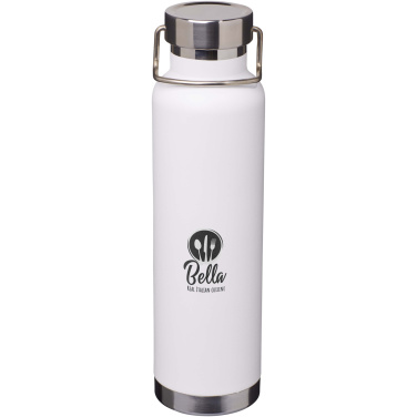 Logo trade corporate gift photo of: Thor 650 ml RCS recycled stainless steel copper vacuum insulated water bottle