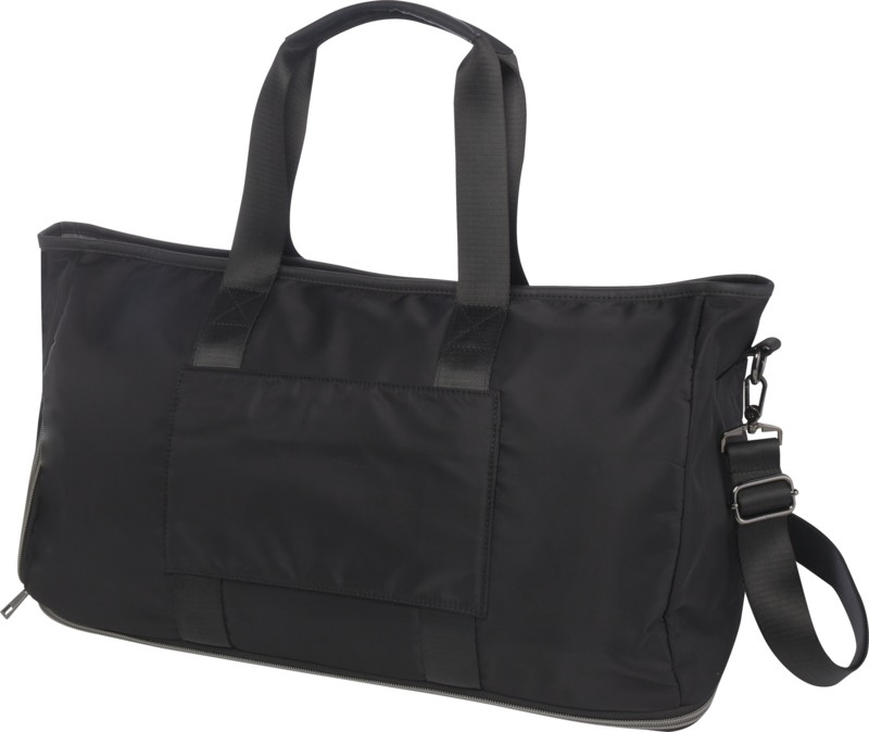 Logotrade promotional merchandise picture of: Rhine GRS recycled expandable duffel bag 35L