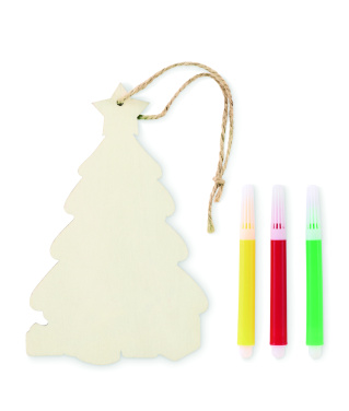 Logo trade corporate gifts picture of: Christmas tree ornament