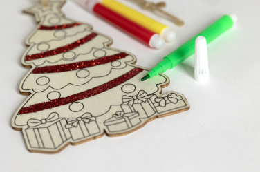 Logo trade advertising products image of: Christmas tree ornament