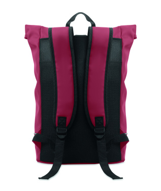 Logotrade promotional products photo of: Laptop 15" roll top PU backpack