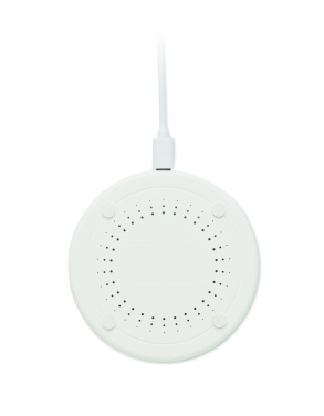 Logo trade corporate gifts image of: Cork wireless charger 15W