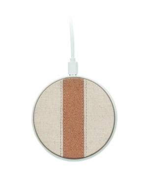 Logo trade promotional product photo of: Cork wireless charger 15W