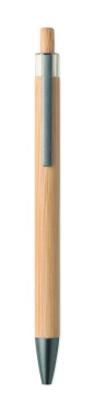 Logotrade promotional item picture of: Push button bamboo pen
