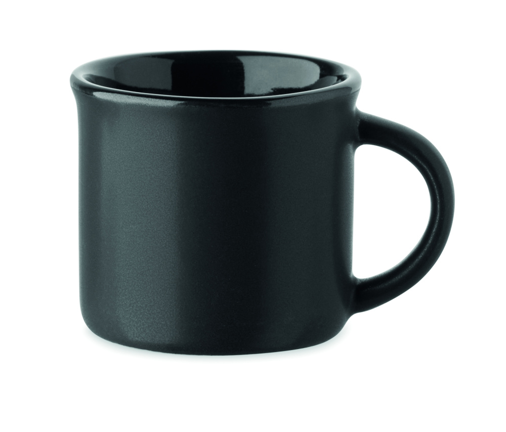 Logo trade promotional giveaways image of: Ceramic espresso cup 40 ml