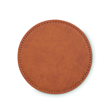 Logotrade promotional gifts photo of: Round coaster in PU