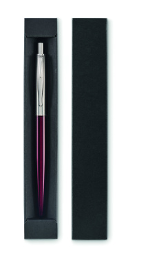 Logo trade promotional product photo of: Push button pen in box