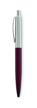 Logo trade promotional items image of: Push button pen in box