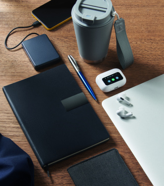 Logotrade promotional product picture of: A5 PU notebook