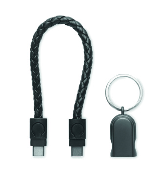 Logo trade promotional gifts picture of: Key ring loop cable type-C
