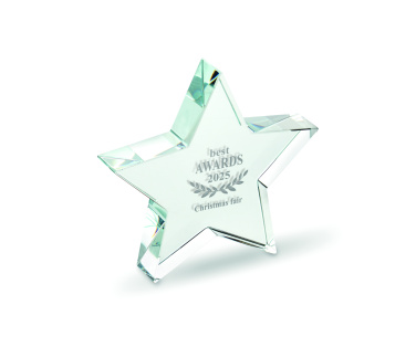 Logo trade promotional items picture of: Glass star award