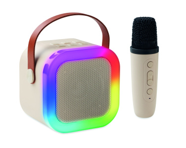 Logo trade promotional giveaways picture of: Karaoke set speaker