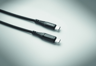 Logo trade promotional merchandise picture of: 100W charging cable type-C