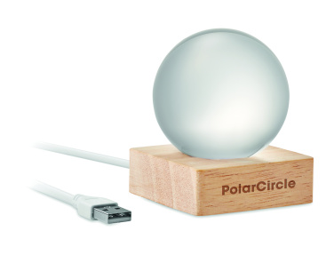 Logotrade advertising products photo of: LED glass ball