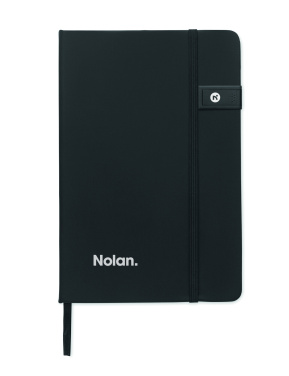 Logo trade promotional merchandise picture of: A5 notebook w/ integrated USB