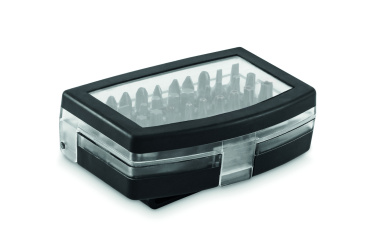 Logo trade promotional merchandise image of: 32 pcs screwdriver bit set