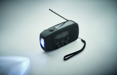 Logotrade business gift image of: Portable radio with LED torch