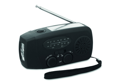 Logotrade business gift image of: Portable radio with LED torch