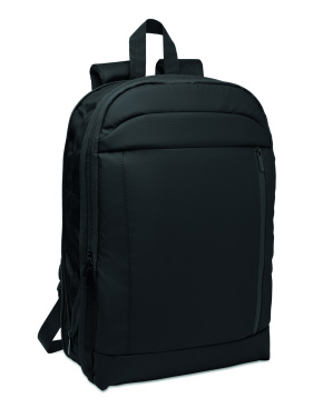 Logo trade promotional merchandise picture of: Expandable 600D RPET backpack