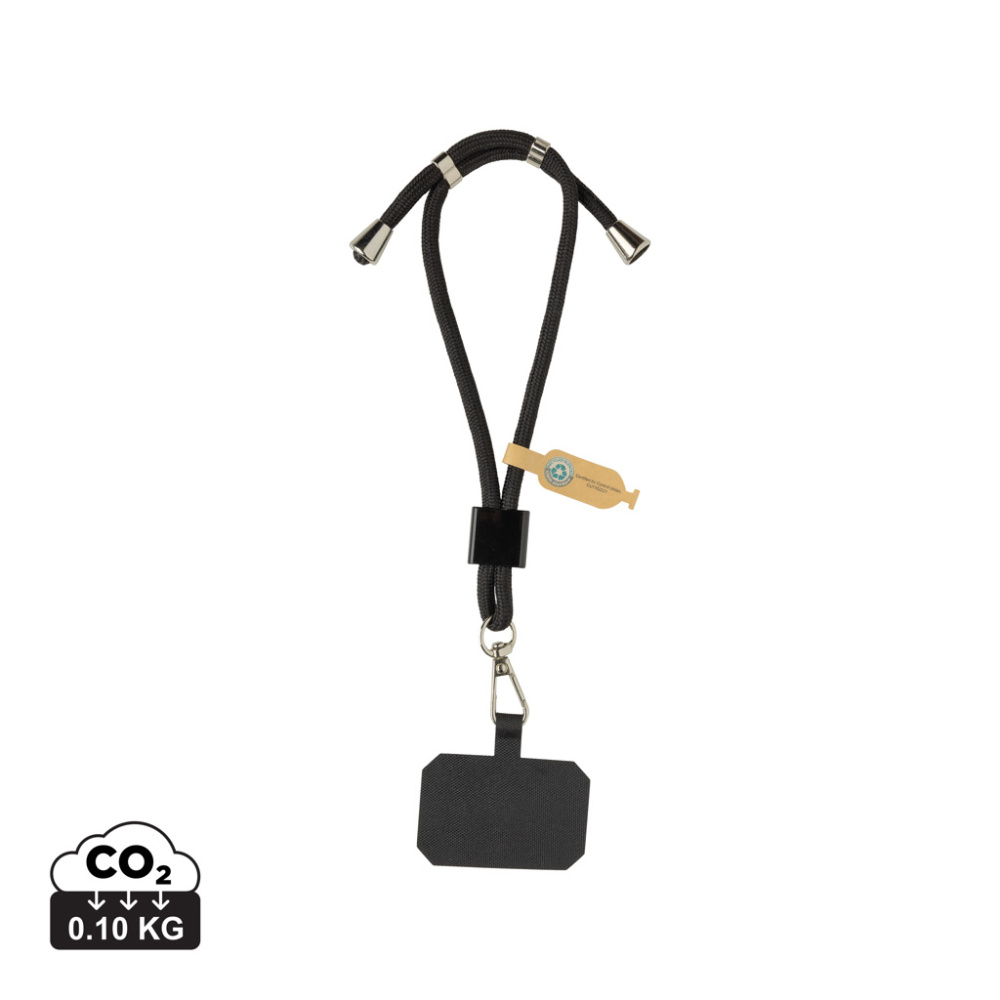 Logotrade promotional giveaway picture of: CarryLoop RCS recycled PET adjustable phone holder wristlet