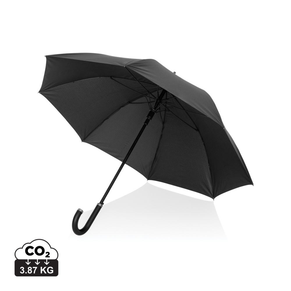 Logotrade promotional giveaways photo of: Swiss Peak Vero Aware™ RPET 25” umbrella w luxe handle