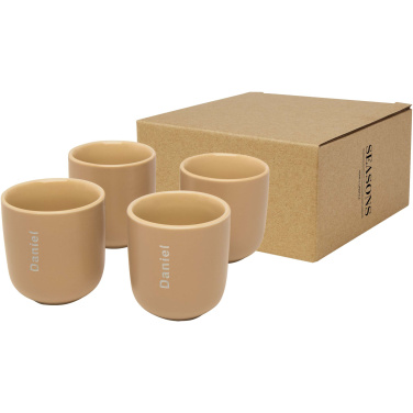 Logo trade promotional gifts image of: Male 4-piece 90 ml espresso cup