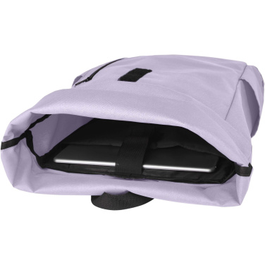 Logo trade promotional item photo of: Byron 15.6" GRS RPET roll-top backpack 18L