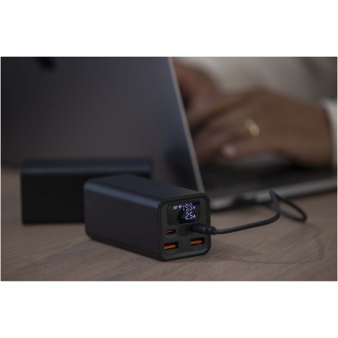 Logotrade business gift image of: Acamar 20.000 mAh 70W recycled aluminium laptop power bank