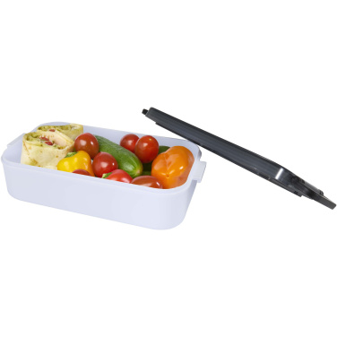 Logo trade promotional gift photo of: Snappy lunch box and cutlery set