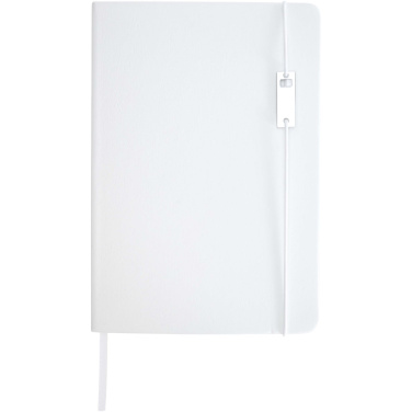 Logo trade corporate gifts image of: Legato Elegance A5 hard cover notebook and rollerball pen set