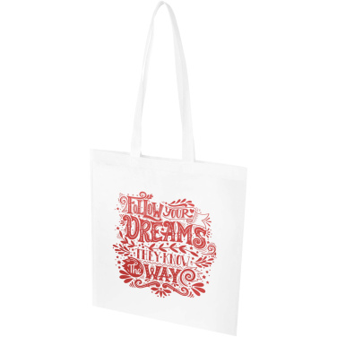 Logo trade promotional giveaways image of: EcoSeal GRS recycled nonwoven convention tote bag 6L