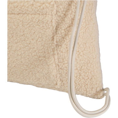 Logo trade corporate gifts picture of: Bear GRS recycled sherpa drawstring backpack 9L